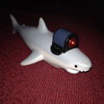 Shark with Frick'n laser pointer.