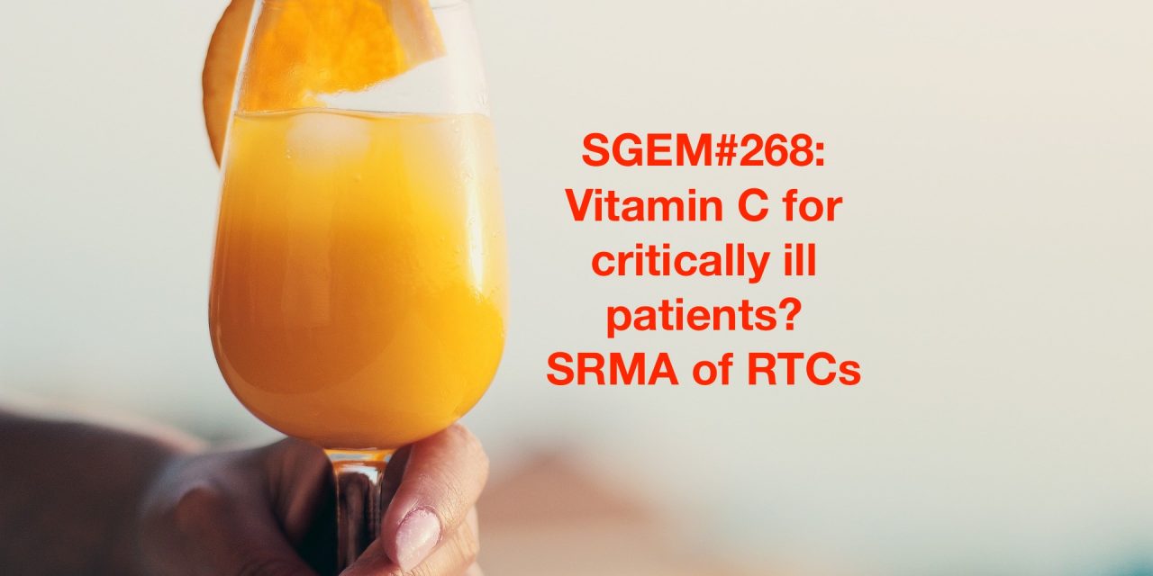 SGEM268 Vitamin C Not Ready for Graduation to Routine Use The